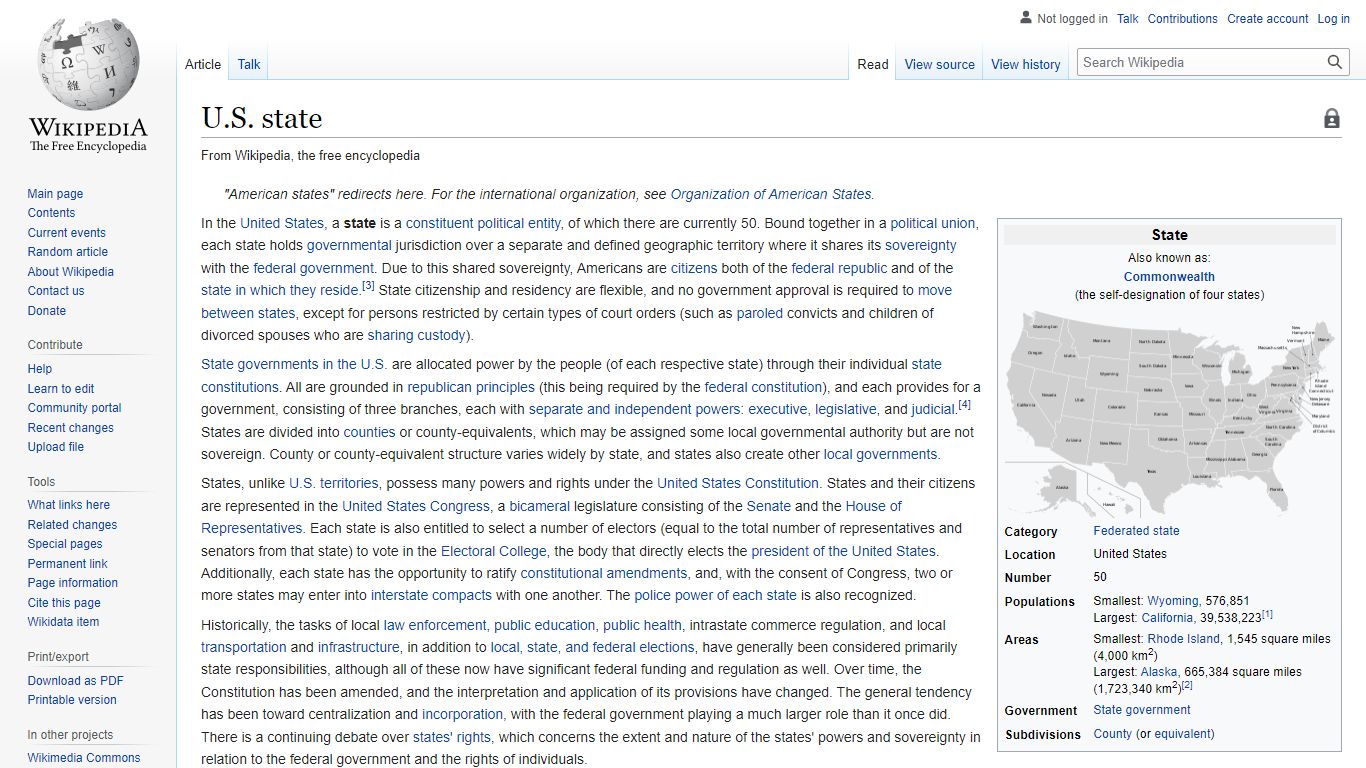 U.S. state - Wikipedia